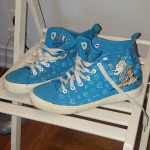 Nickelodeon Rocko's Modern Life blue sneakers